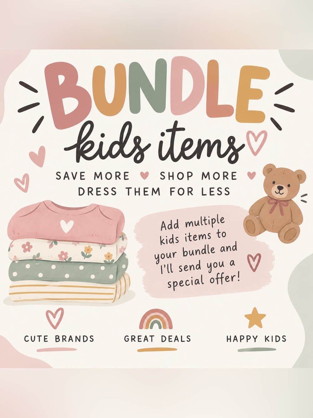 BUNDLE & SAVE | Kids + Baby Items ✨